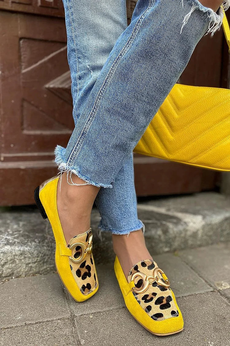 STELLE | Mocasín con estampado animal