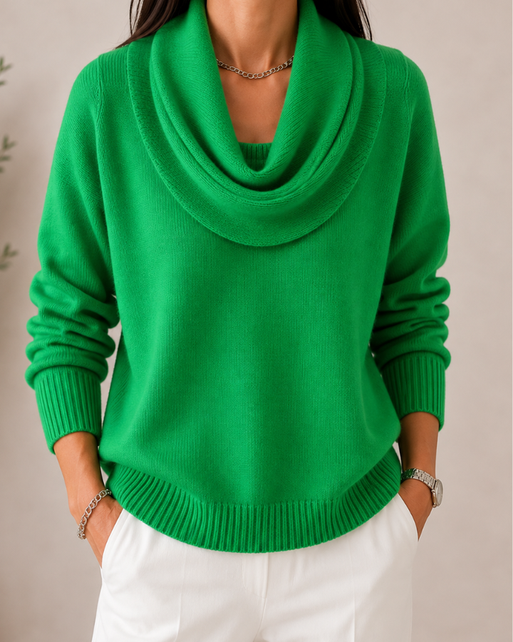 Caralina™ | Elegante Maglione a Collo Alto