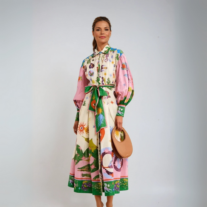 Dorthe™ | Vestido Maxi Chic Italiano