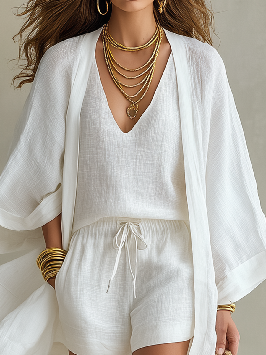 Completo Casual Leggero di Tre Pezzi