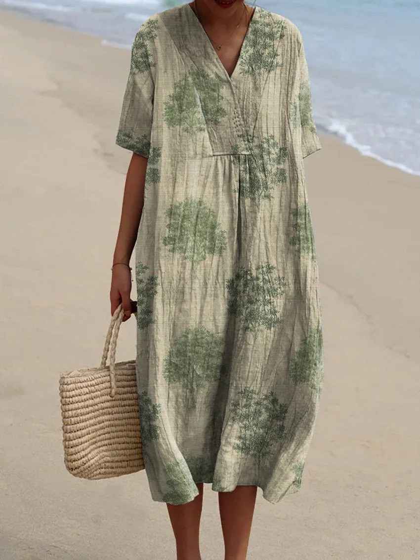 Eleanor | Vestido Maxi Floral Verano Cómodo