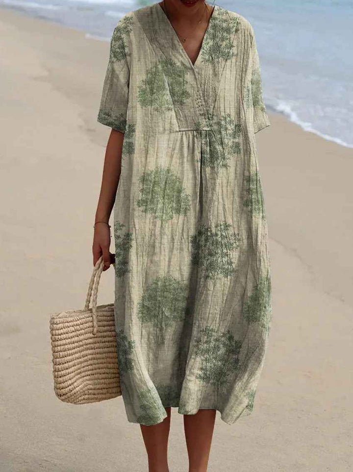 Eleanor | Vestido Maxi Floral Verano Cómodo