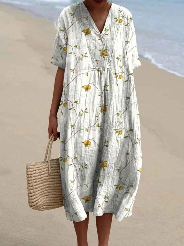 Eleanor | Vestido Maxi Floral Verano Cómodo