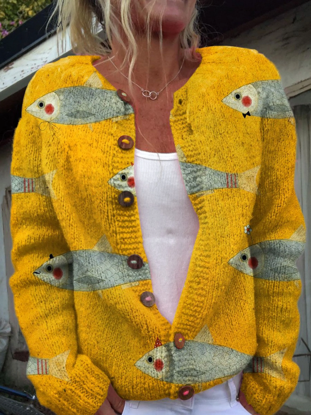 Anouk™ | Maglione Cardigan Vintage