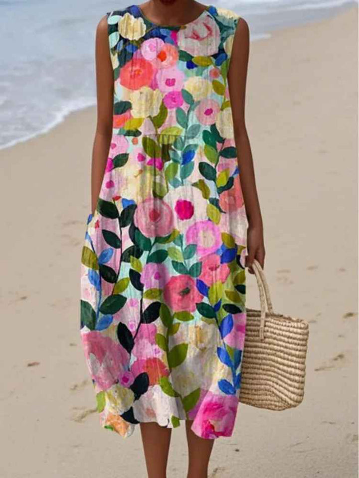 Flora | Vestido Coral Bloom
