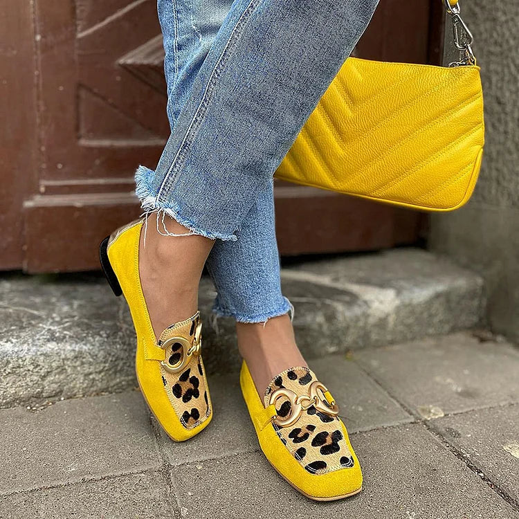 STELLE | Mocasín con estampado animal