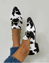 Diana | Mocasines con Detalle de Hebilla Impresa