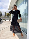 Georgia™ - Vestido Elegante de Encaje Francés