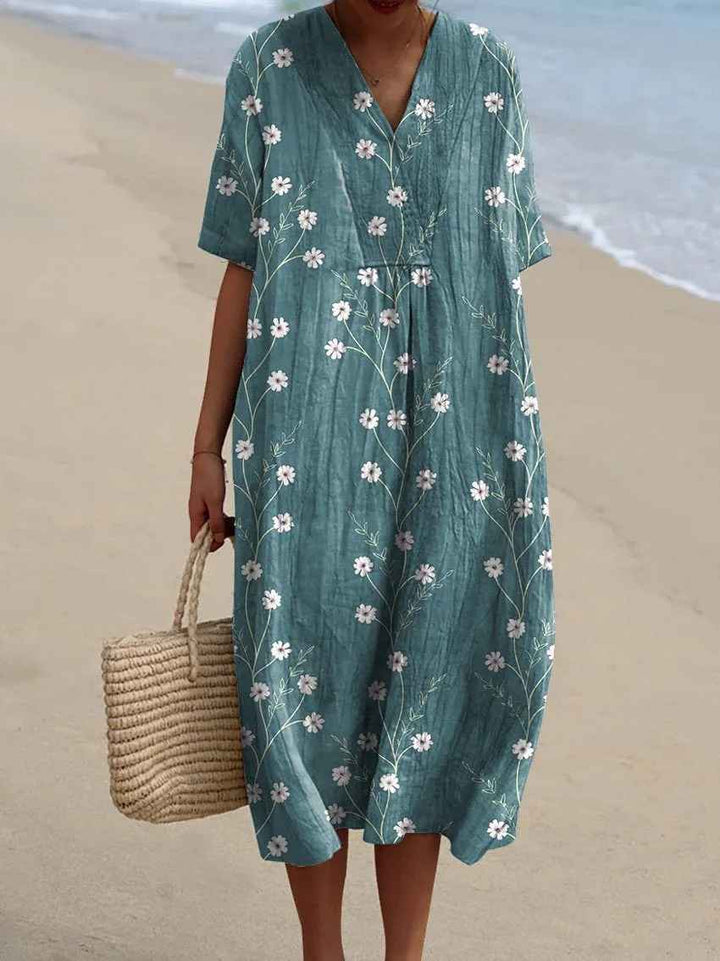 Eleanor | Vestido Maxi Floral Verano Cómodo