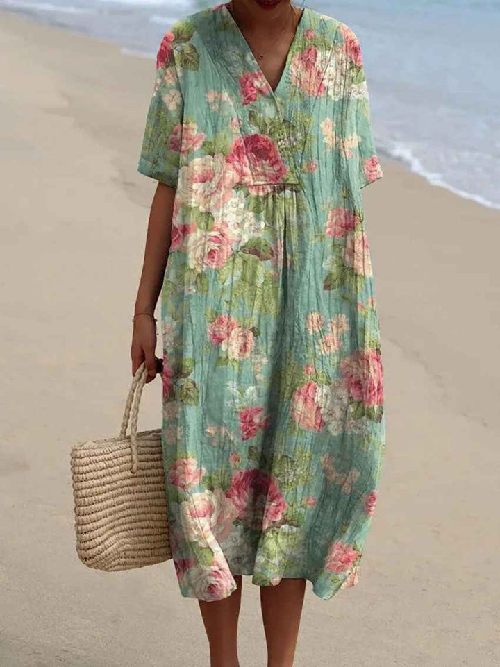 Eleanor | Vestido Maxi Floral Verano Cómodo