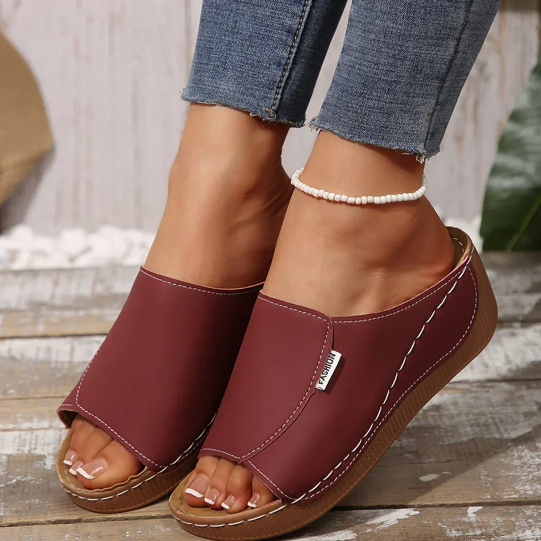 Ella™ - Sandalias Casual de Plataforma con Tacón Medio