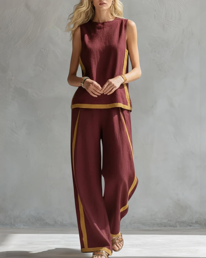 Conjunto de Dos Piezas Aurora Lino