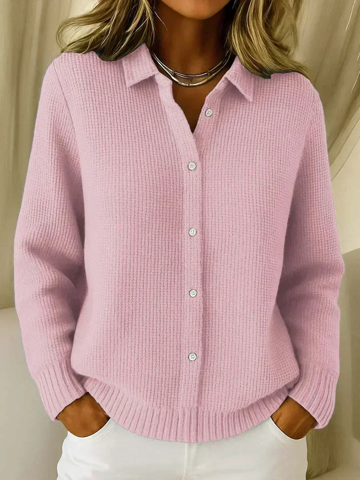 Camille™ | Cardigan Button-Up a Maglia Testurizzata