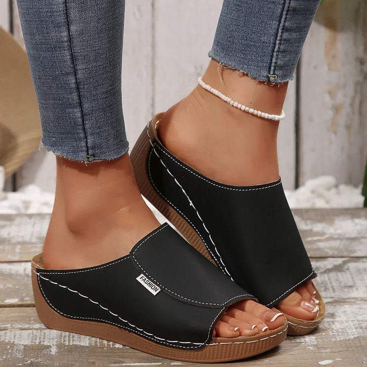 Ella™ - Sandalias Casual de Plataforma con Tacón Medio