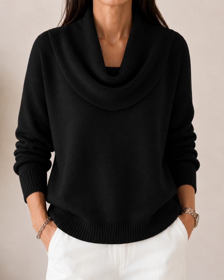Caralina™ | Elegante Maglione a Collo Alto