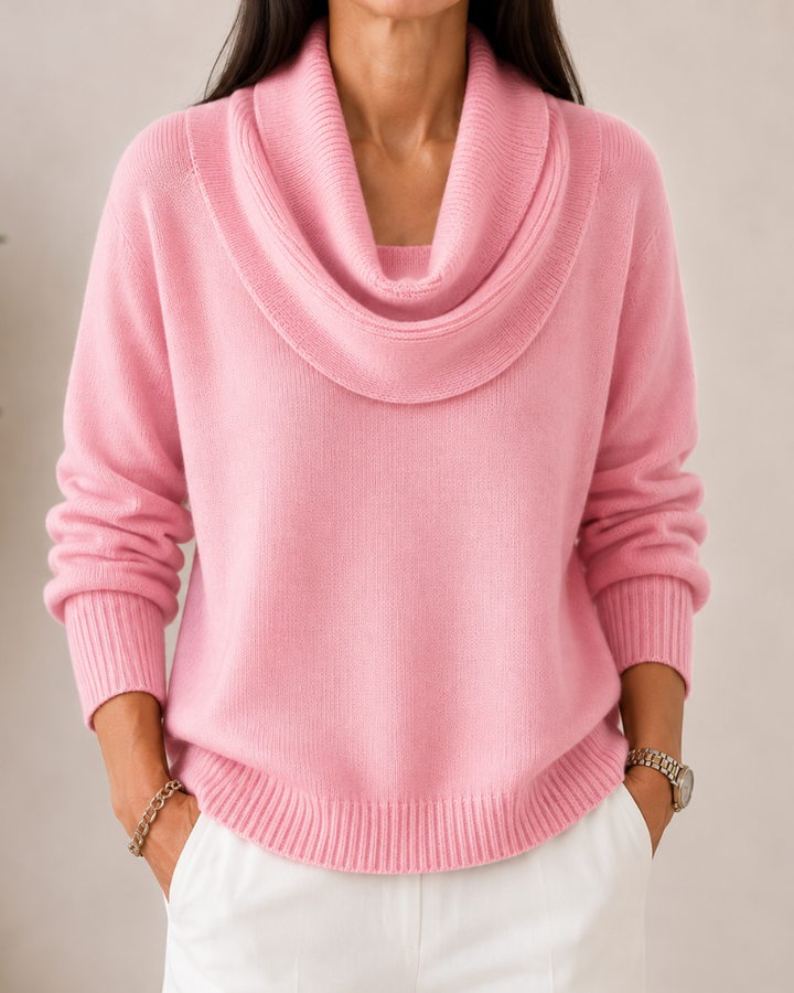 Caralina™ | Elegante Maglione a Collo Alto