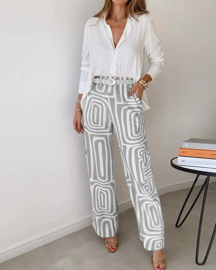 Liora | Conjunto de Verano de Dos Piezas Elegante y Amplio