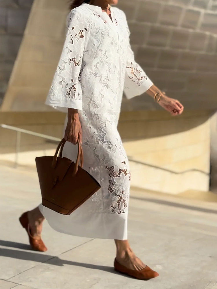 Nanna™ | Vestido Maxi Rubia