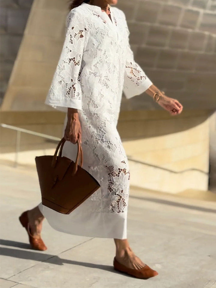 Nanna™ | Vestido Maxi Rubia