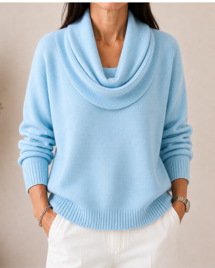 Caralina™ | Elegante Maglione a Collo Alto