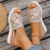 Lily™ - Sandalias Tejidas Coloridas