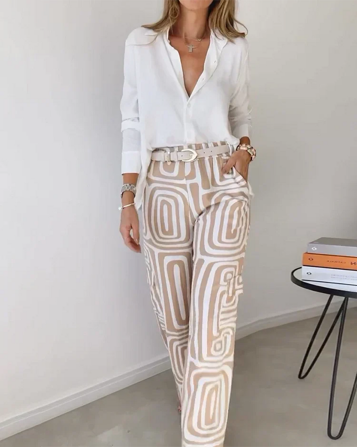 Liora | Conjunto de Verano de Dos Piezas Elegante y Amplio