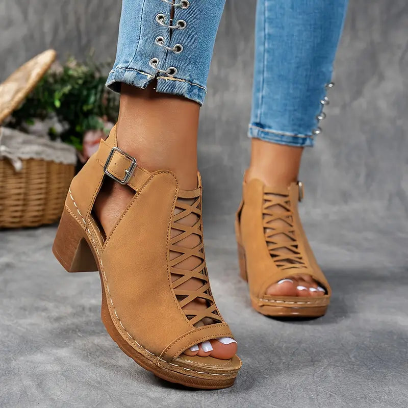 Aubrey™ - Sandalias de cuña elegantes