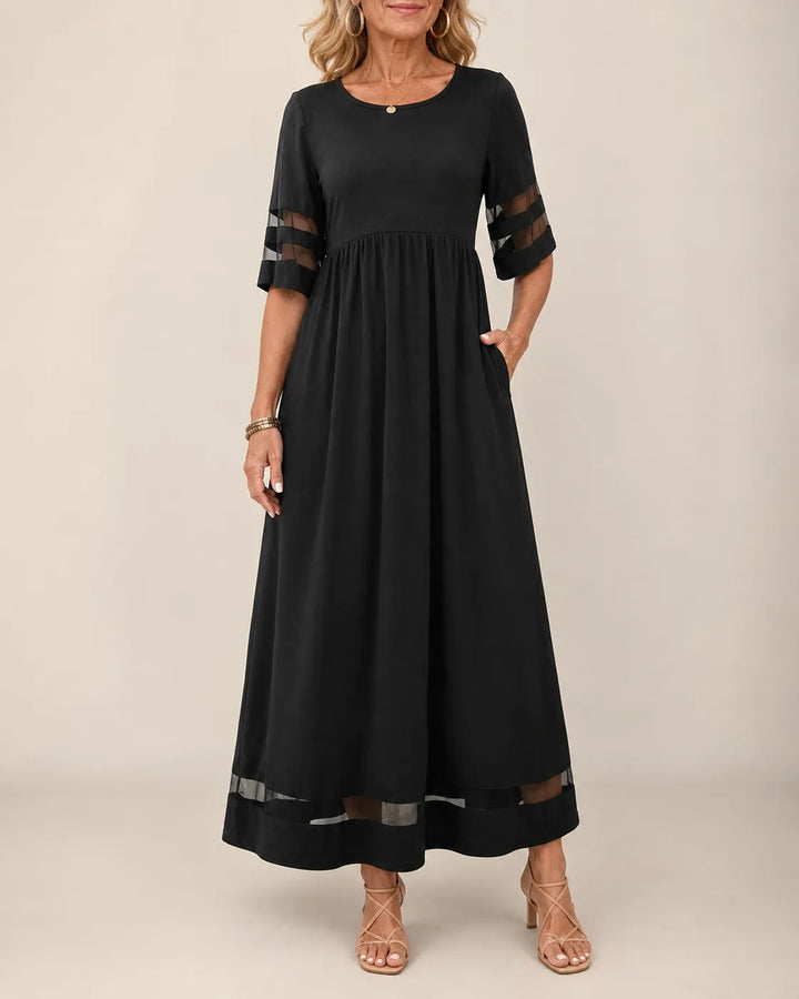 Aubrey™ – Vestito Midi Confortevole e Ben Adattato in Vita