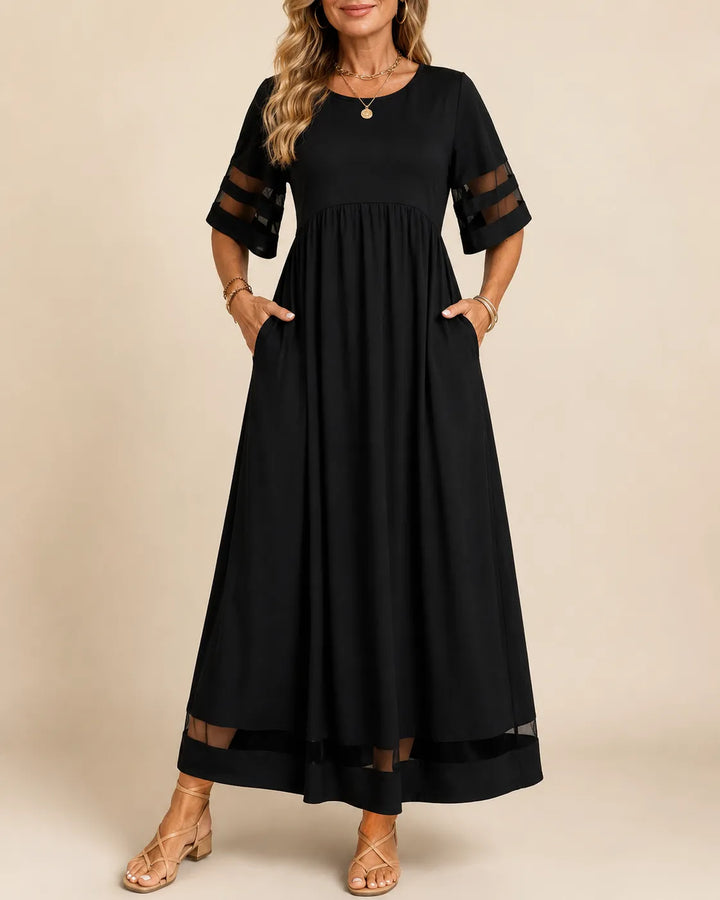 Aubrey™ – Vestito Midi Confortevole e Ben Adattato in Vita