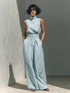 Maria™ | Conjunto completo con top de tirantes y pantalones amplios de algodón y lino