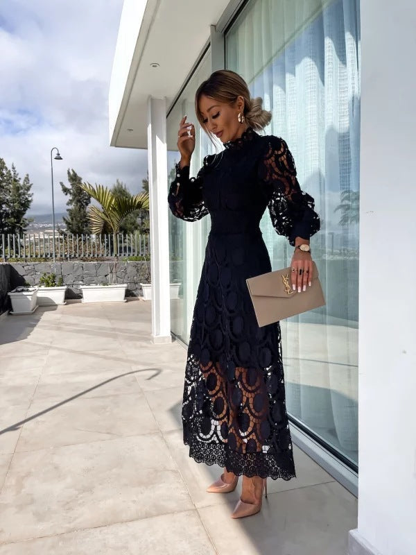 Georgia™ - Vestido Elegante de Encaje Francés