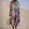 Luna - Vestido de Verano Floral Colorido
