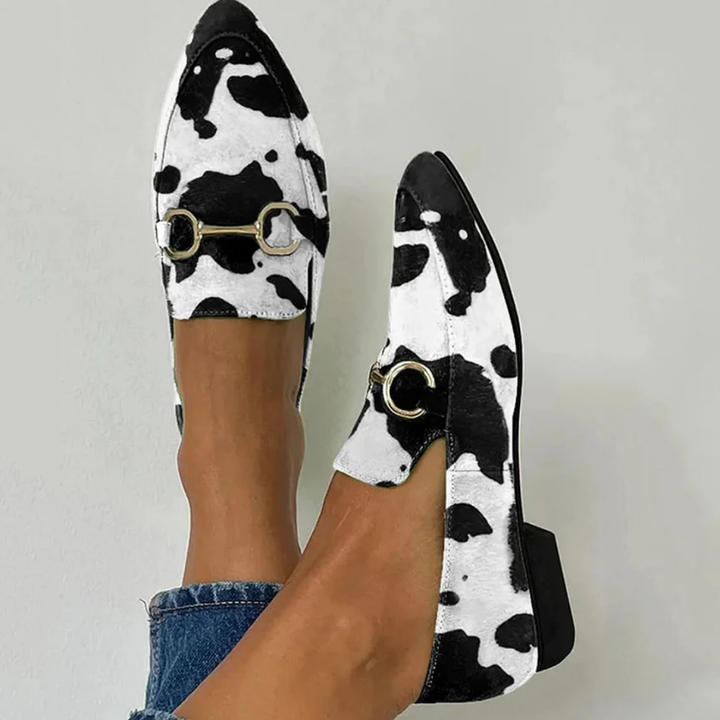 Diana | Mocasines con Detalle de Hebilla Impresa