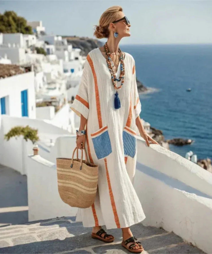 Kathleen | Vestido Maxi de Verano Elegante y Suelto