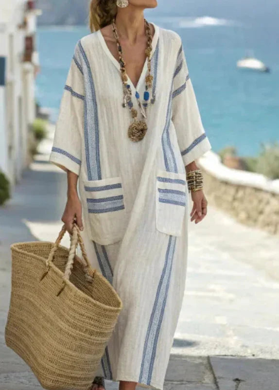 Kathleen | Vestido Maxi de Verano Elegante y Suelto