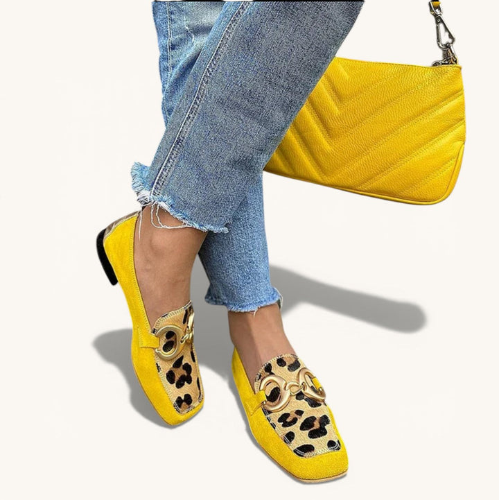 STELLE | Mocasín con estampado animal