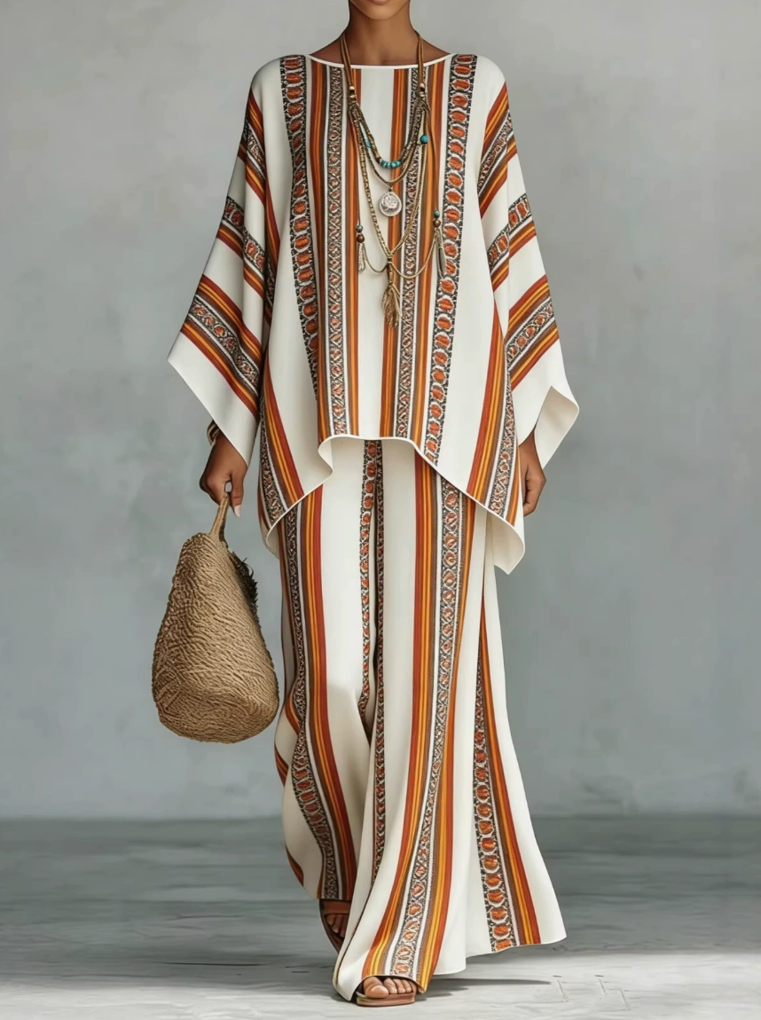 Celine | Conjunto de Dos Piezas de Lino Elegante