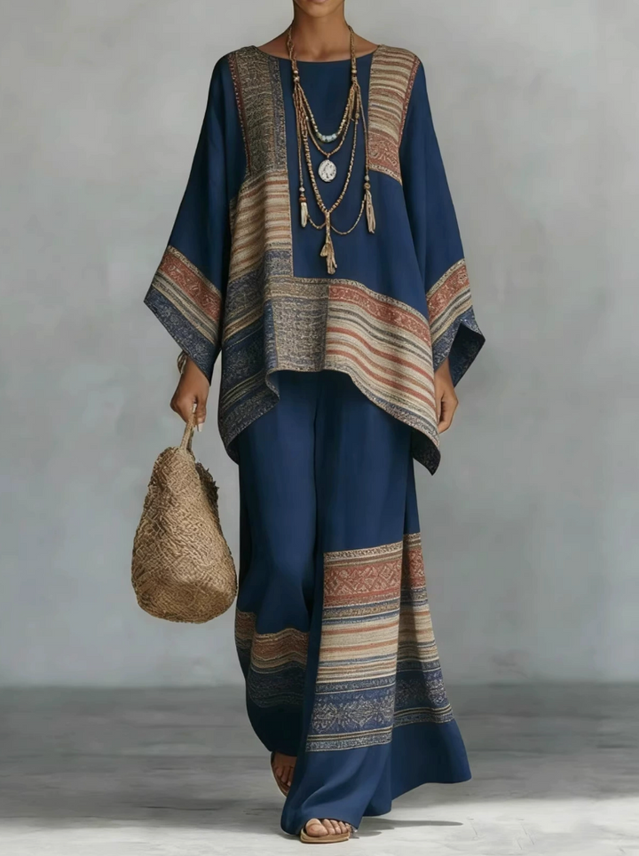 Celine | Conjunto de Dos Piezas de Lino Elegante