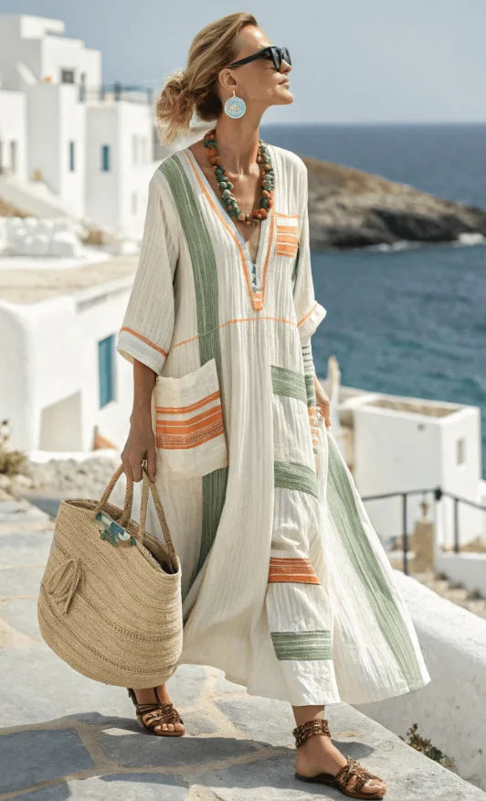Kathleen | Vestido Maxi de Verano Elegante y Suelto
