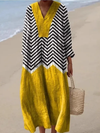 Olivia - Print Vintage Summer Maxi Dress