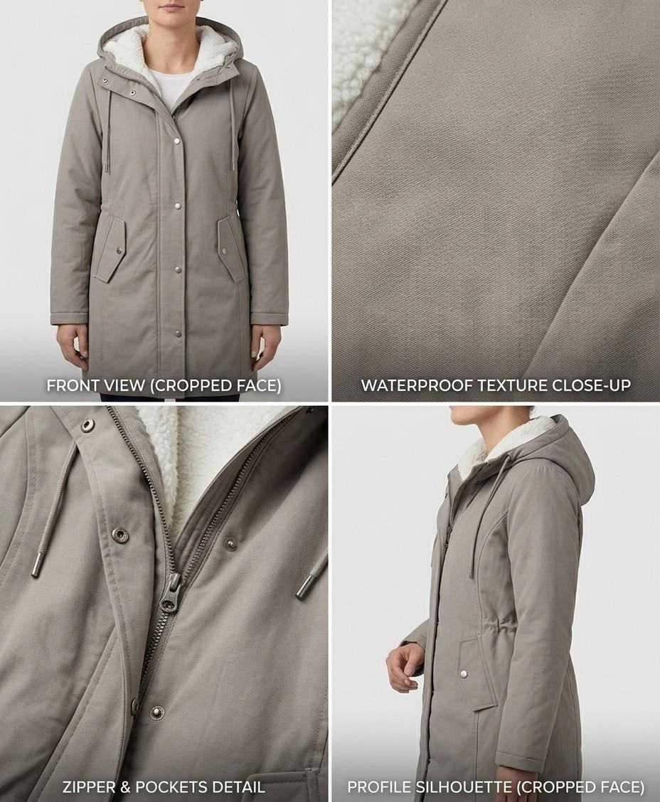 Marjorie™ | Giacca Impermeabile con Cappuccio Confortevole