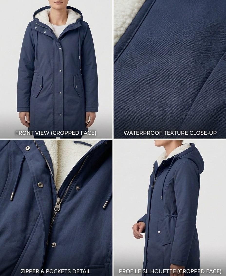 Marjorie™ | Giacca Impermeabile con Cappuccio Confortevole