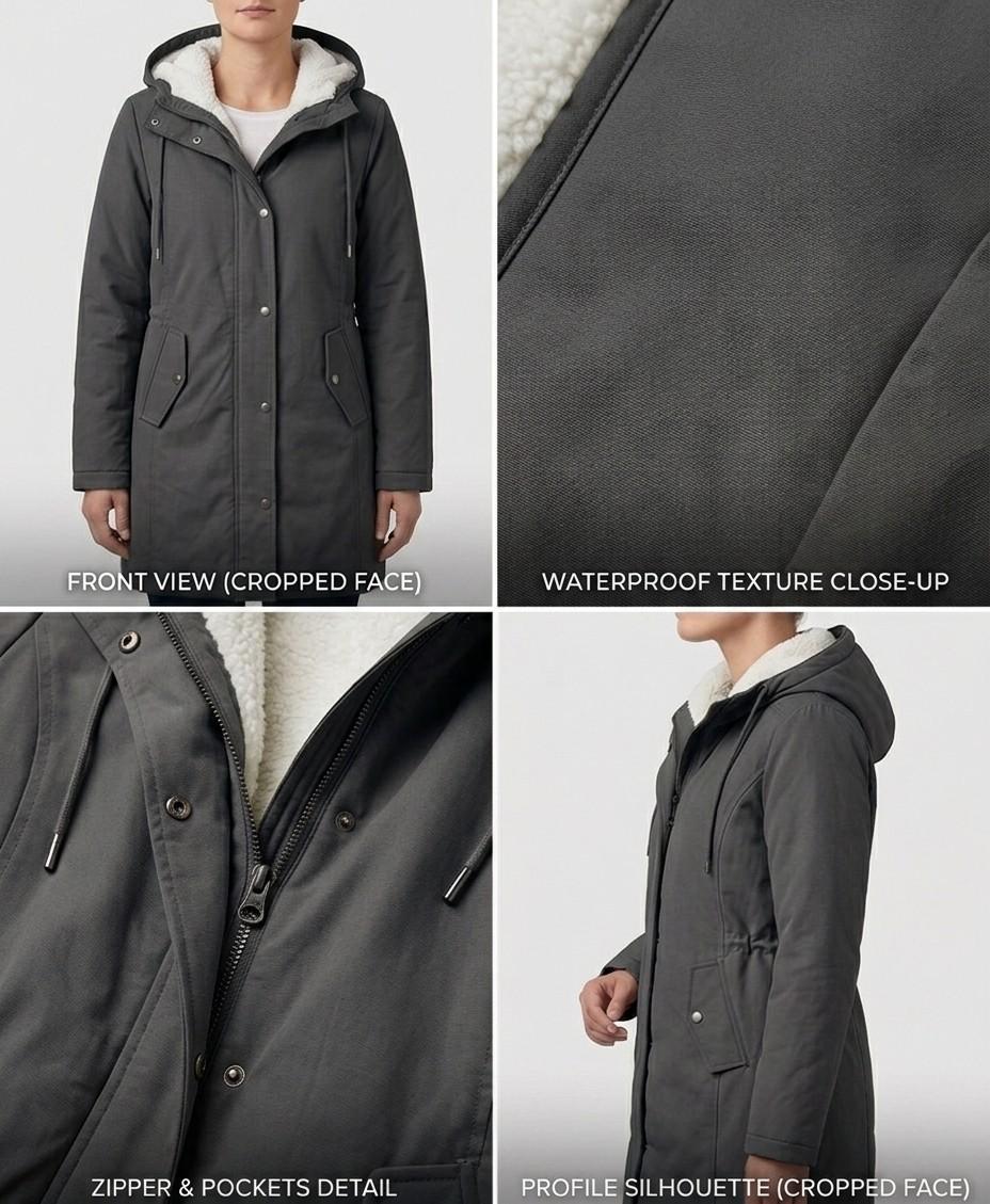 Marjorie™ | Giacca Impermeabile con Cappuccio Confortevole