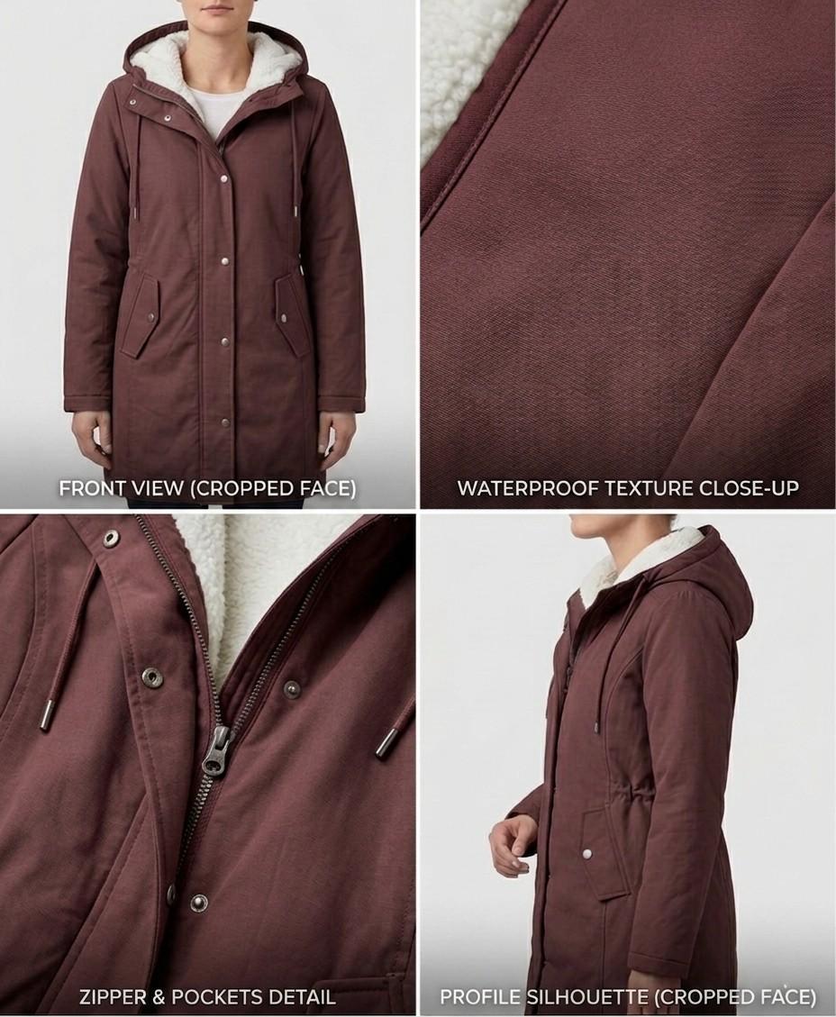 Marjorie™ | Giacca Impermeabile con Cappuccio Confortevole