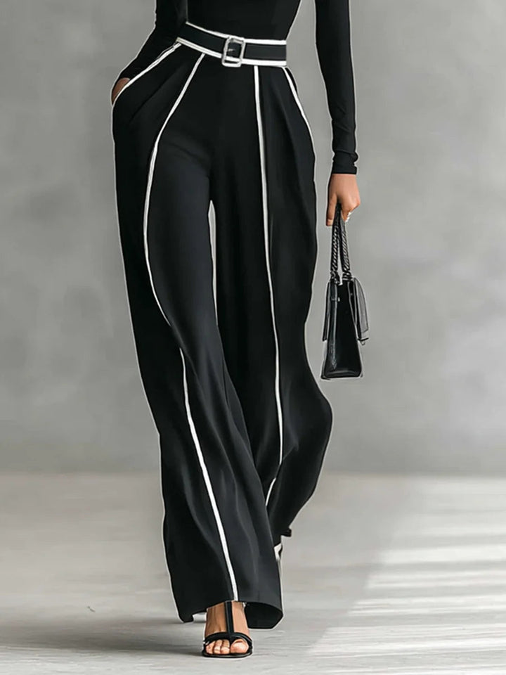 Vera™ | Conjunto elegante con detalle en contraste