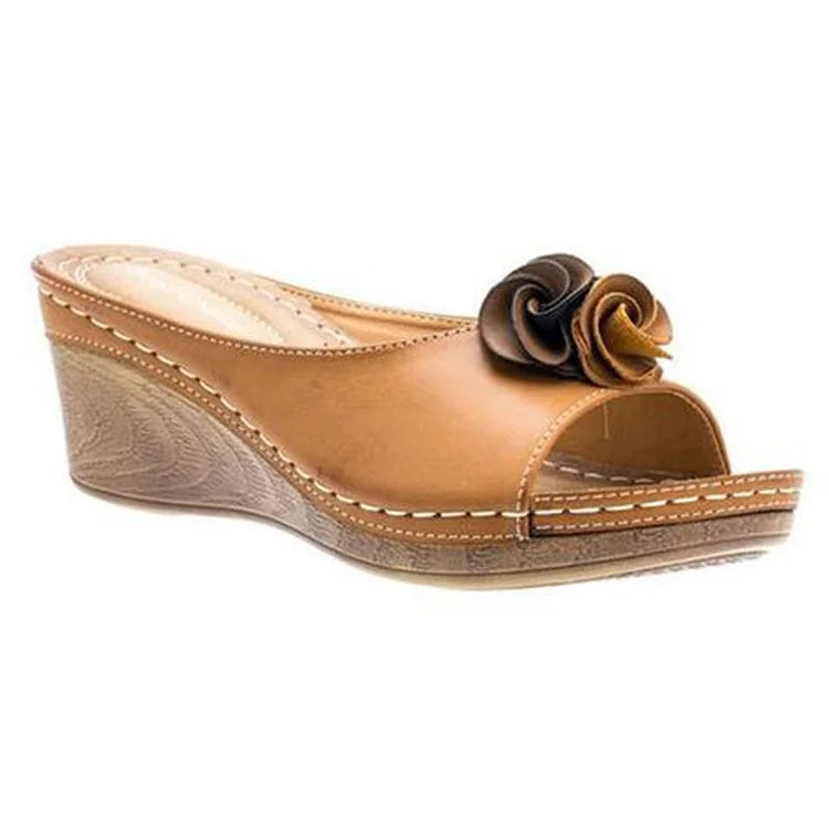 Lily™ - Sandalias ortopédicas con correa de flor