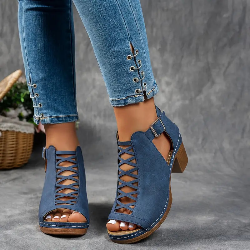 Aubrey™ - Sandalias de cuña elegantes