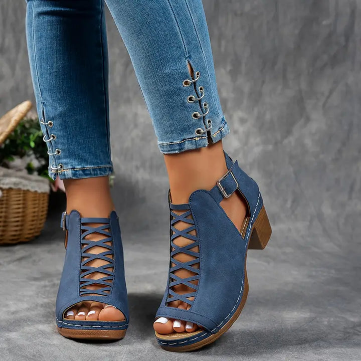 Aubrey™ - Sandalias de cuña elegantes