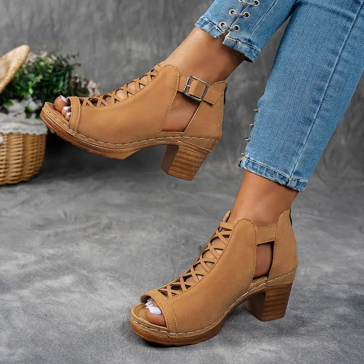 Aubrey™ - Sandalias de cuña elegantes
