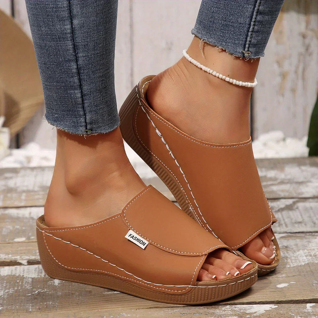 Ella™ - Sandalias Casual de Plataforma con Tacón Medio